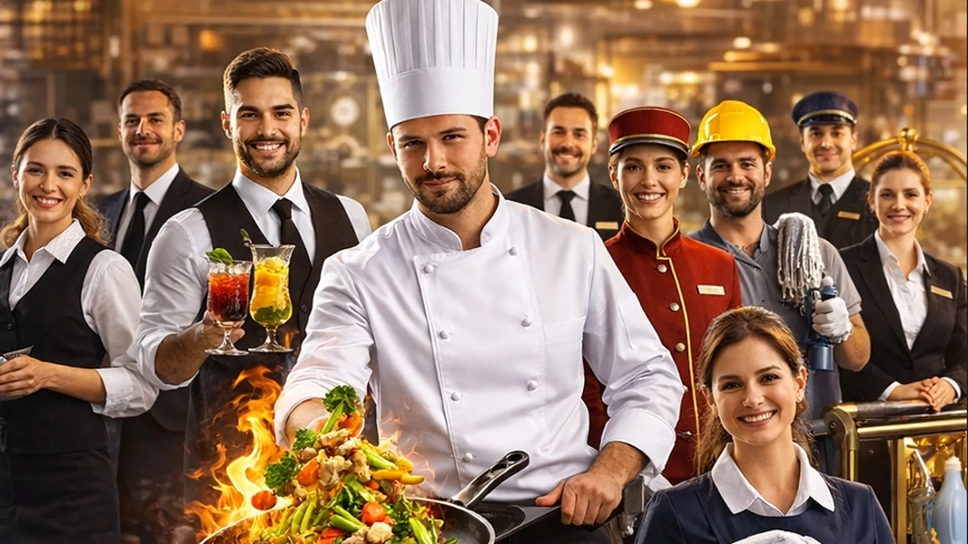 Equipo de hostelería